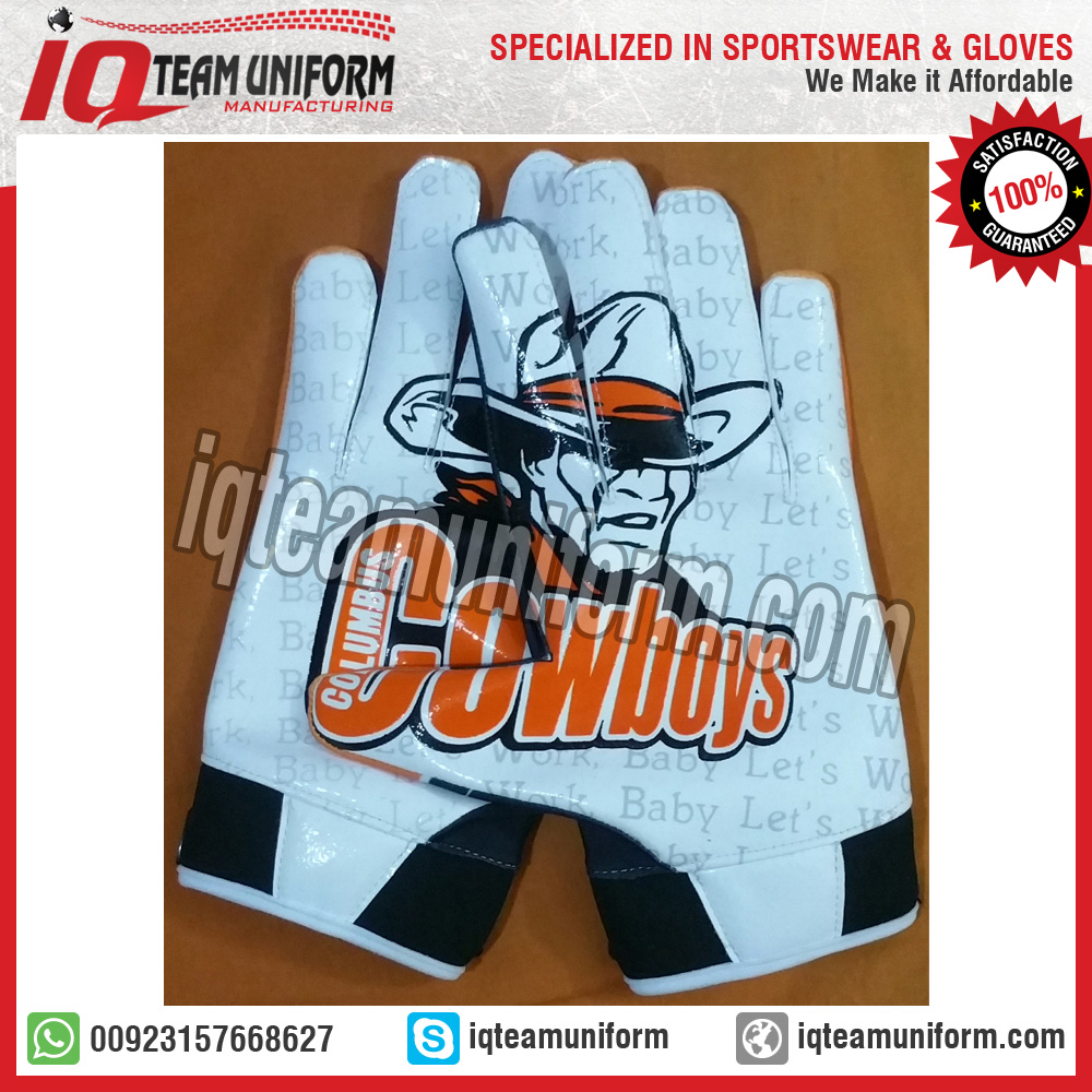 Custom Football Receiver Gloves