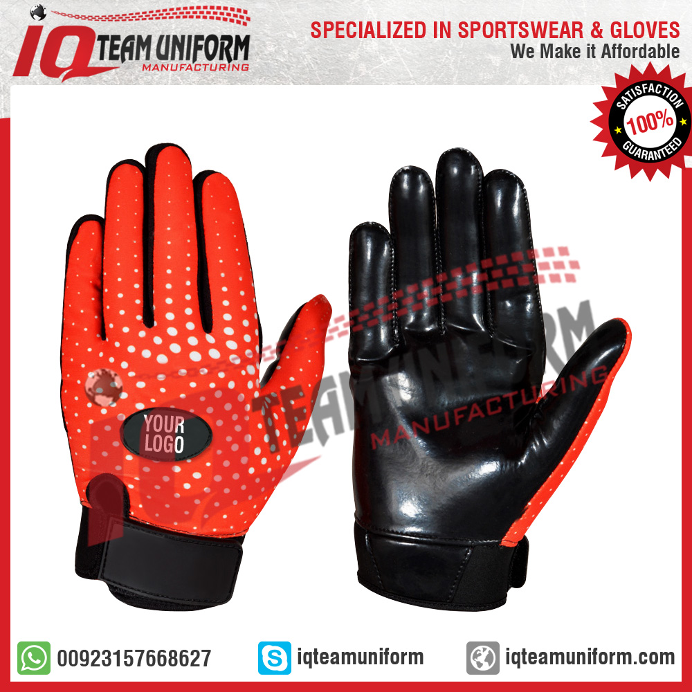 Custom American Football gloves