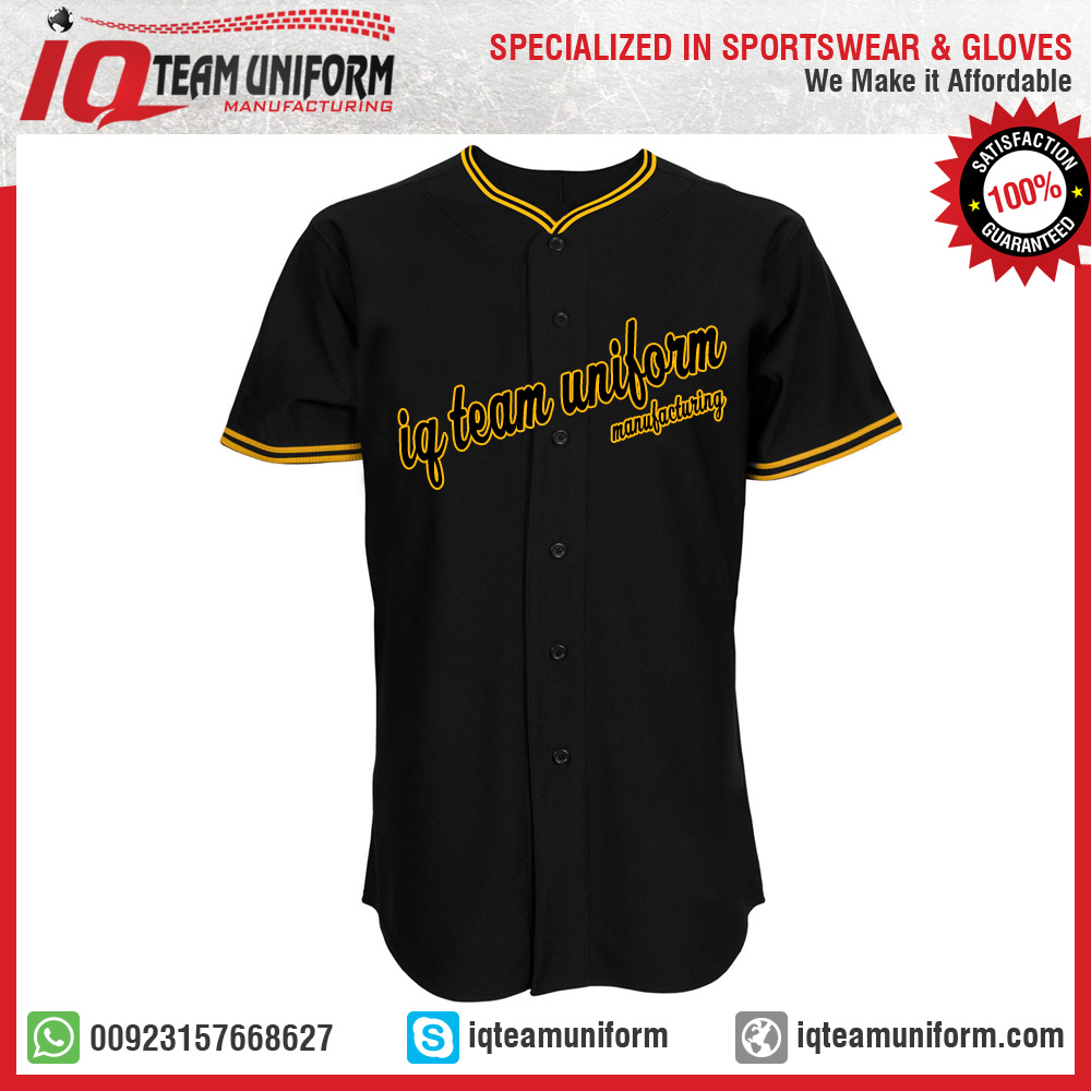 Full Button Baseball Jersey