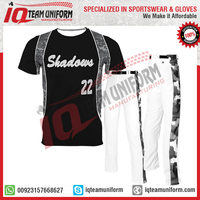 Sublimation baseball Uniform