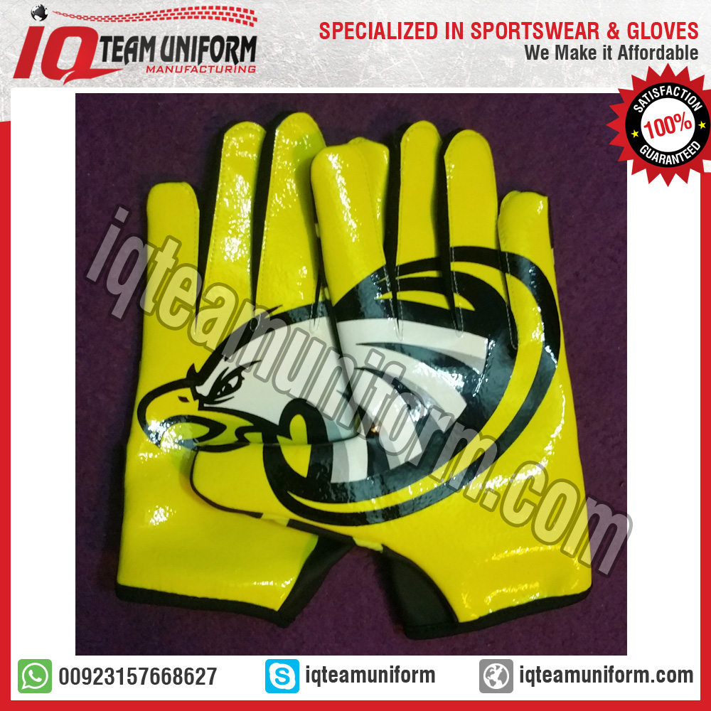 Custom American Football gloves