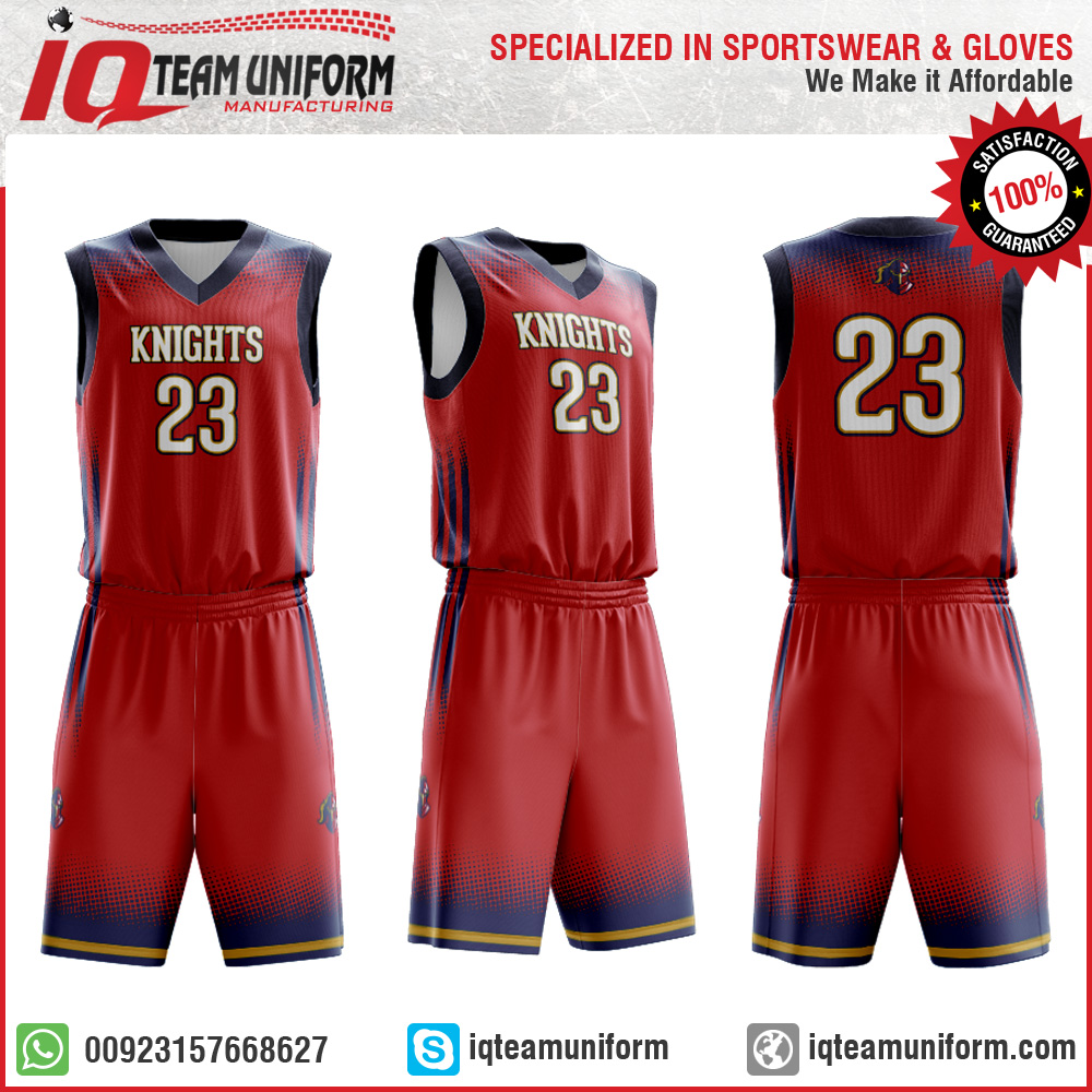 Custom Sublimated Basketball Uniform Design