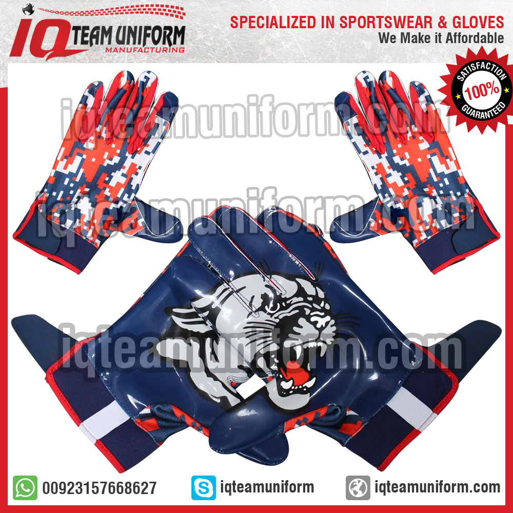 Customize Digital Camo Football Glove