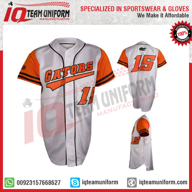 Elegent Sublimation baseball jersey design