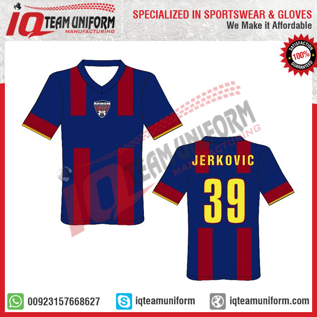 Customized Sublimation team soccer jersey
