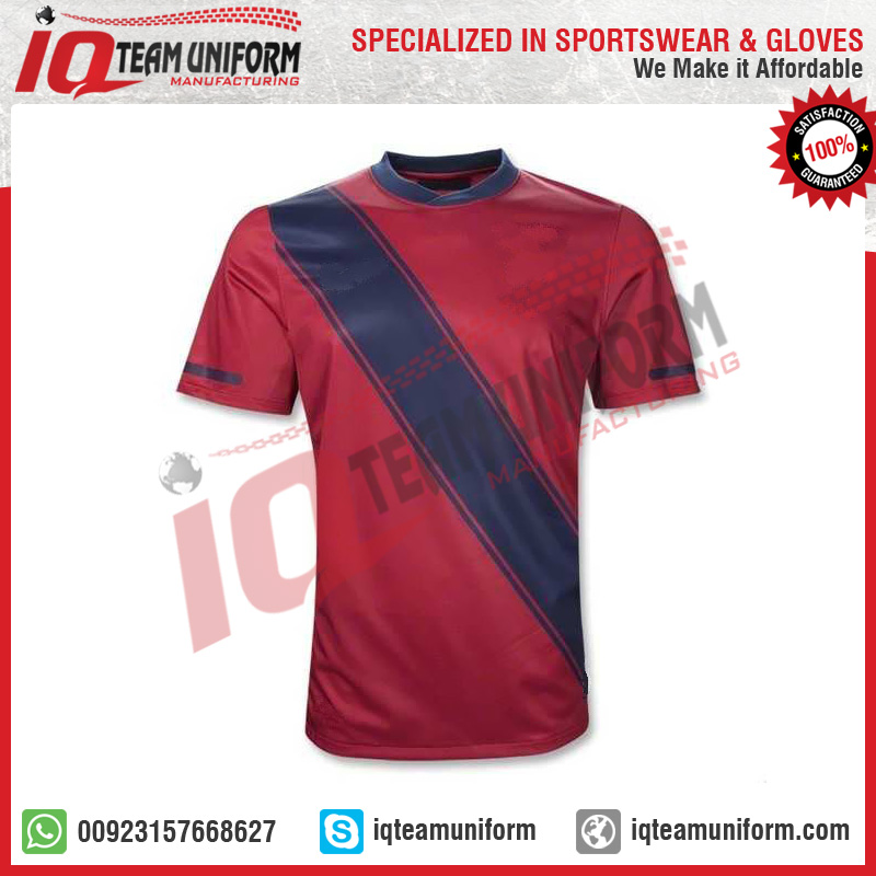 Newest design custom sublimation high quality soccer jersey